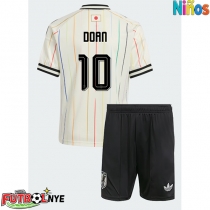 Camiseta Japón Ritsu Doan #10 Visitante Equipación para niños Mundial 2026 manga corta (+ pantalones cortos)